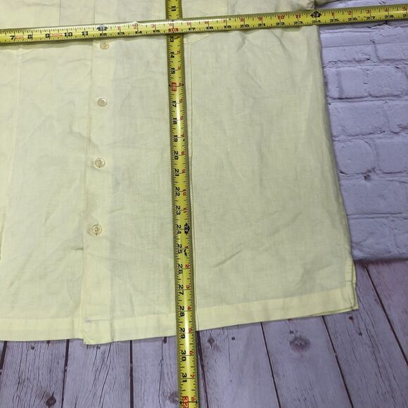 Cubavera Men Short Sleeve Linen Cotton Button Up Shirt Size Extra Large B262 -26 - Picture 3 of 13